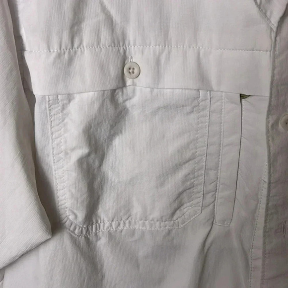 REDHEAD fishing shirt ,vented , XLT. UPF 30,EC white 
EC  PTP 26” - Picture 8 of 13